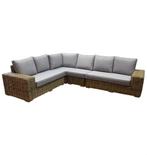 Otava hoek loungeset 4-delig naturel rotan, Tuin en Terras, Tuinsets en Loungesets, Ophalen of Verzenden, Nieuw