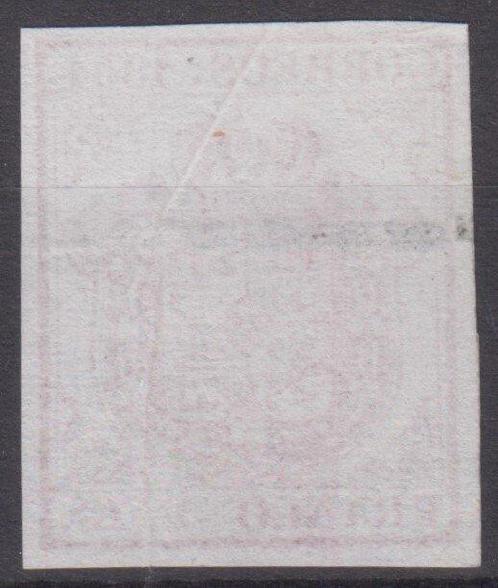 Spanje 1854 - Spaanse escudo. 4 kwartstukken, karmozijnrood., Postzegels en Munten, Postzegels | Europa | Spanje