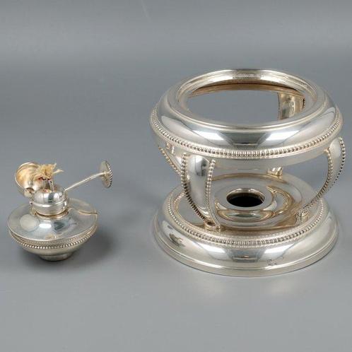 D.J. Aubert - Komfoor - Rechaud - .835 zilver, Antiek en Kunst, Antiek | Goud en Zilver
