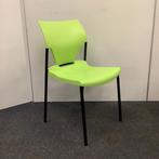 design Kantinestoel, stapelstoel, IOKO, groen - zwart, Huis en Inrichting, Stoelen, Gebruikt, Zwart, Ophalen of Verzenden, Eén