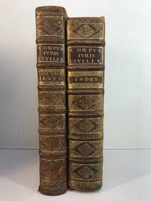 Justinien / Denys Godefroy / Antoine Le Conte - Corpus iuris, Antiek en Kunst, Antiek | Boeken en Bijbels