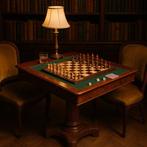 Empire Game Table - Speeltafel - fineerhout, Antiek en Kunst