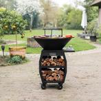 BBQ Plancha Grill Compañero XXL Blackline 2.0 -  Ø80cm, Tuin en Terras, Houtskoolbarbecues, Verzenden, Nieuw
