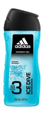 Adidas Ice Dive 3 In 1 Douchegel - 250 ml, Nieuw, Ophalen of Verzenden