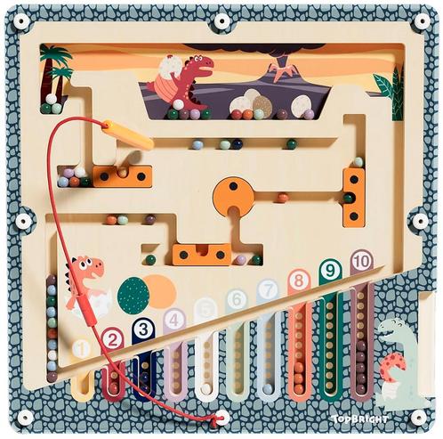 Topbright Dinosaur Egg Maze Houten Doolhof Speelgoed, Kinderen en Baby's, Speelgoed | Babyspeelgoed, Nieuw, Verzenden