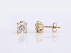 Oorbellen - 14 karaat Geel goud - 2.16ct. tw. Diamant, Sieraden, Tassen en Uiterlijk, Oorbellen, Nieuw