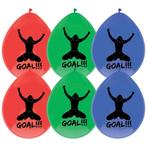 Ballonnen Goal 30cm 6st, Verzenden, Nieuw