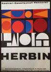 Auguste Herbin - Affiche originale d'exposition - Hanovre -