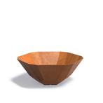 Cortenstaal bloempot Facet Ø120x50cm - Met bodem, 100 cm of meer, Rond, Nieuw, Metaal
