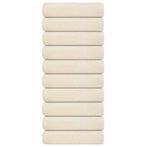 vidaXL Handdoeken FROGN 10 st 50x100 cm 360 g/m² crème, Verzenden, Nieuw