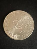 Nederland. 50 Gulden 1987 50-jarig huwelijk (Zonder