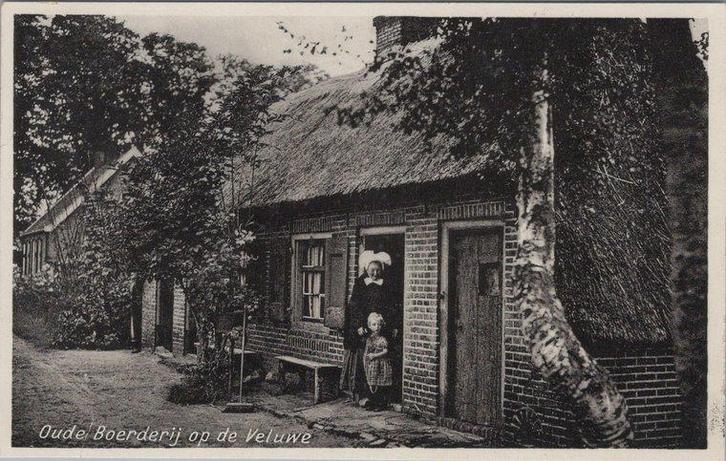 VELUWE - Oude Boerderij op de Veluwe, Verzamelen, Ansichtkaarten | Nederland, Verzenden