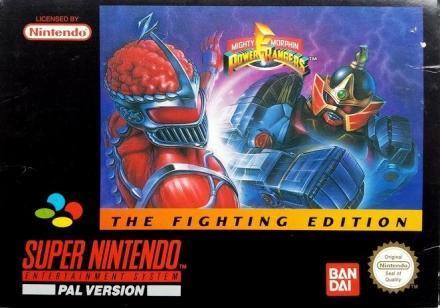 Mighty Morphin Power Rangers The Fighting Edition Lelijk, Spelcomputers en Games, Games | Nintendo Super NES, Gebruikt, Ophalen of Verzenden