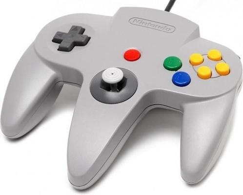 Nintendo 64 Controller Grijs (Nintendo 64), Spelcomputers en Games, Spelcomputers | Nintendo 64, Gebruikt, Verzenden