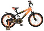 Volare Strike Kinderfiets - Jongens - 16 inch - Zwart Oranje, Verzenden, Nieuw