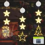 Kerstverlichting Raam Ster, Kerstboom, Rendier - 73-82cm -, Diversen, Kerst, Verzenden, Nieuw