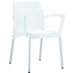 (MDK-105520) Siesta Dolce 4-poots stoel wit, Ophalen of Verzenden, Nieuw, Wit