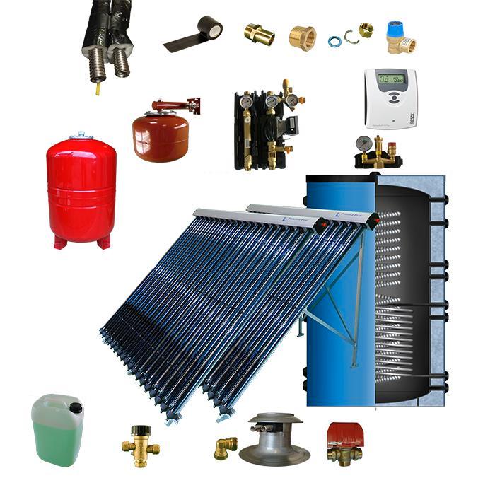 CV verwarming en tapwater zonneboiler 300L+ 2x Prisma Pro 18, Doe-het-zelf en Verbouw, Geisers en Boilers, Verzenden