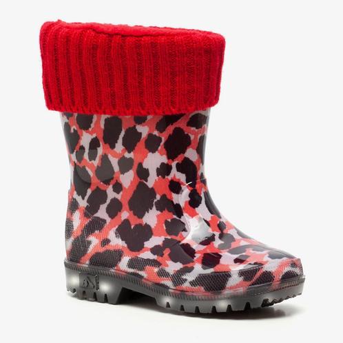 Mountain Peak gevoerde regenlaarzen met lichtjes maat 27, Kinderen en Baby's, Kinderkleding | Schoenen en Sokken, Nieuw, Verzenden