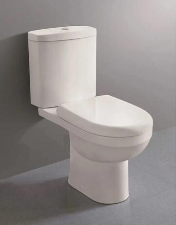 Staand toilet S (AO) uitgang 78 x 63,5 x 37,5 cm porselein w, Doe-het-zelf en Verbouw, Sanitair, Nieuw, Ophalen of Verzenden