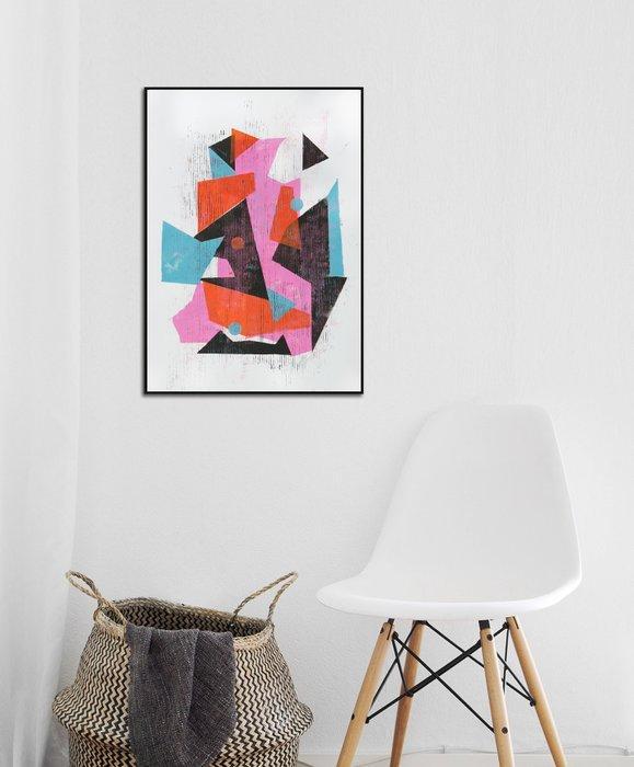 Ronald Hunter - Fractured City, Antiek en Kunst, Kunst | Schilderijen | Modern