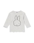 HEMA Nijntje newborn shirt rib grijsmelange, Verzenden, Nieuw