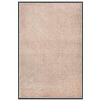 vidaXL Deurmat 80x120 cm beige, Verzenden, Nieuw