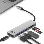 ACT USB C Hub – 3-port USB 3.0 – 1-port USB C 55W PD – Micro, Computers en Software, USB Sticks, Nieuw, Verzenden