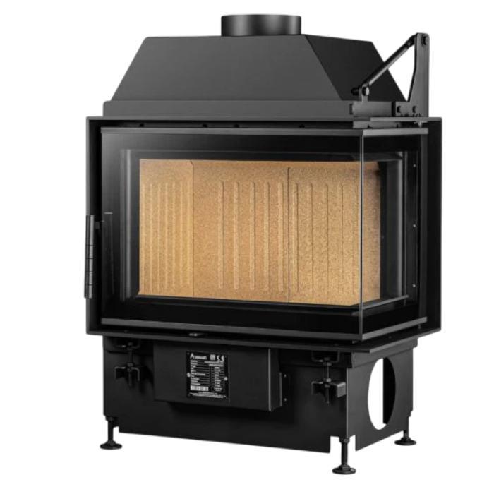 Inbouw Houtkachel Quattro 60 R Rechts Open Side, Huis en Inrichting, Kachels