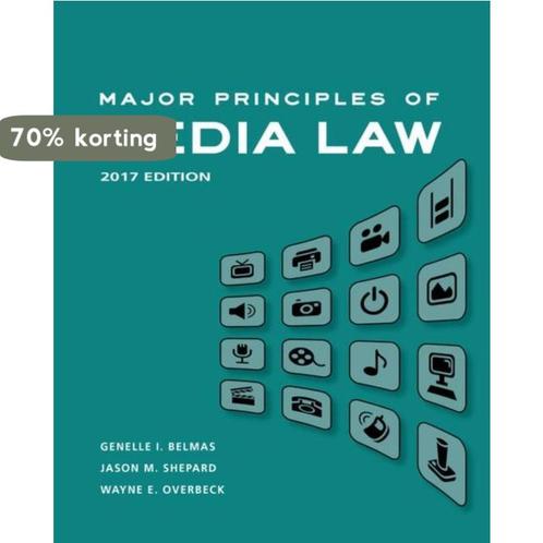 Major Principles of Media Law, 2017 9781305646506, Boeken, Taal | Engels, Gelezen, Verzenden