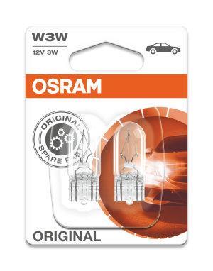 2 stuks Osram Original Line Autolamp Wedge Base W3W 12V 3... beschikbaar voor biedingen