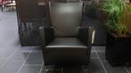 Fauteuil Montis Windy  zwart REFURBISHED, Ophalen of Verzenden, Zo goed als nieuw, 50 tot 75 cm, Leer