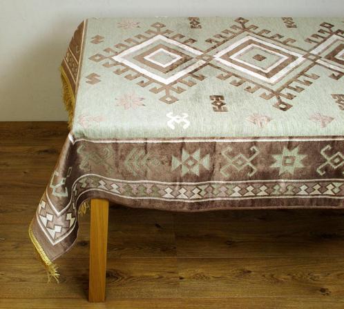 Tafelkleed Valentine grijsgroen 150 cm rond of 140x170 cm, Huis en Inrichting, Tafelkleden, Binnen, Rechthoek, Nieuw, Ophalen of Verzenden