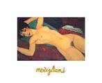 Kunstdruk Amadeo Modigliani - Nudo disteso 30x24cm, Nieuw, Verzenden