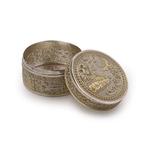 Vietnamese Colonial Silver-Gilt Round Box VINH-SADEC (Sa