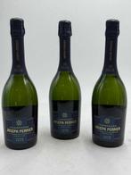 2018 Joseph Perrier, Joseph Perrier - Champagne - 3 Flessen, Verzamelen, Nieuw