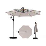 LIVSK 300 cm Parasol met 96 LED-lampen - 9 Verlichtingsmodi, Tuin en Terras, Parasols, Verzenden, Nieuw