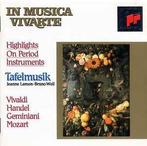 cd - Tafelmusik Baroque Orchestra - Highlights On Period..., Verzenden, Zo goed als nieuw