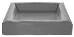 Bia Bed Kunstleer Hoes Hondenmand Grijs - BIA-4 85X70X15 CM, Verzenden, Nieuw