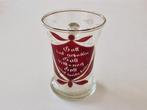Drinkglas - Glas - Boheemse Biedermeier 1840