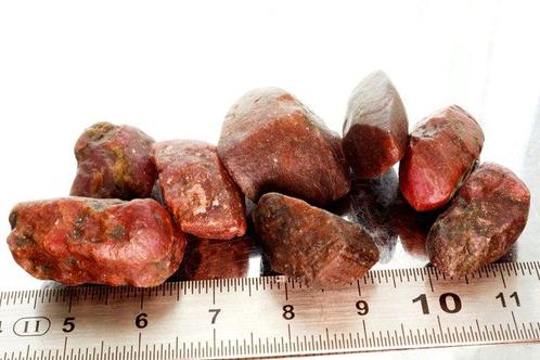 Robijn 234 karaat onbewerkte robijnkristallen- 46.91 g - (8), Verzamelen, Mineralen en Fossielen