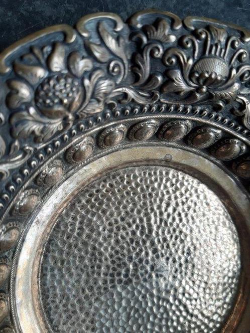 Schaal - .800 zilver - Djokja - Serveer schaaltje, Antiek en Kunst, Antiek | Goud en Zilver