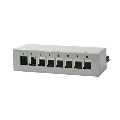 Keystone patch panel box voor 8 keystones, Computers en Software, Computerbehuizingen, Nieuw, Ophalen of Verzenden