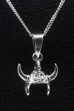 Zilveren Viking helm 1 ketting hanger, Sieraden, Tassen en Uiterlijk, Verzenden, Nieuw