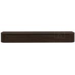 Dulce curved TV-Meubel zwevend walnut 240 cm, Overige materialen, Nieuw, Ophalen of Verzenden, 200 cm of meer