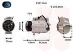 AIRCO COMPRESSOR VOOR MERCEDES BENZ C SPORTCOUPE CL203, Ophalen of Verzenden, Nieuw