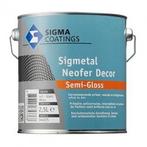 Sigmetal Neofer Decor Semi Gloss - Wit - 2.5 liter, Doe-het-zelf en Verbouw, Verf, Beits en Lak, Nieuw, Verzenden