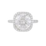 Zonder Minimumprijs - Ring - 14 karaat Witgoud - 5.36ct. tw., Sieraden, Tassen en Uiterlijk, Ringen, Nieuw