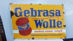 Emaillerie Boos & Hahn - Gebrasa wolle - Emaille bord -, Antiek en Kunst