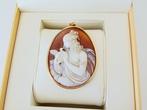 Zonder Minimumprijs - Cameo - 10 kt. Geel goud - SHELL CAMEO, Sieraden, Tassen en Uiterlijk, Antieke sieraden